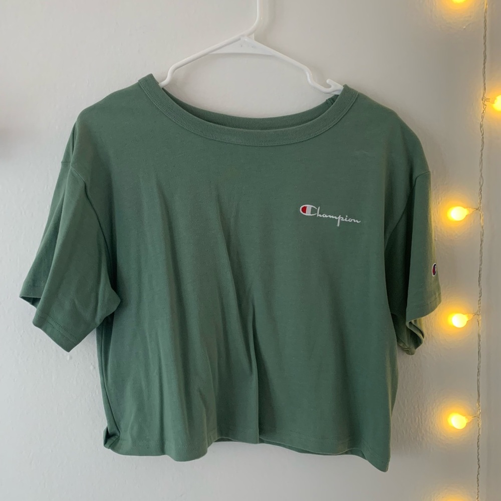 Champion short sleeve crop top